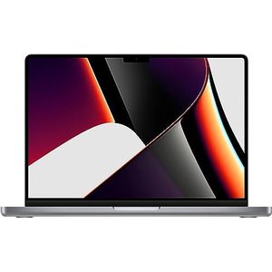 2021 Apple MacBook Pro with Apple M1 Pro Chip (16-inch, 16GB RAM, 512GB SSD Storage) (QWERTZ German) Spacegrijs (Refurbished)