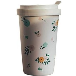 Keramische mokken, koffiemok, mokken, koffiemelk thee keramische mokken, mok met deksel, keramische beker, melkkop theekop Jumbo mokken koffiekopje, maakt een geweldig cadeau, witte 15 oz