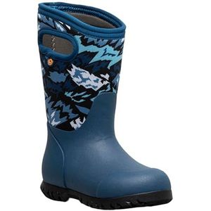 BOGS Unisex Kid's York-Winter Mountain (peuter/kleine grote regenlaars, donkerblauw veelkleurig, 7 US