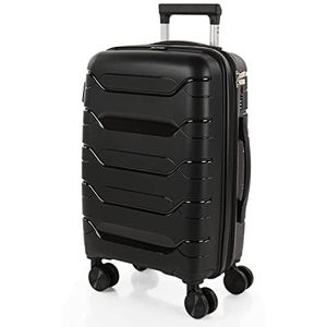 ITACA - Koffer en Handbagage - Cabin Luggage, Trolley Handbagage, Carry On Luggage. Handbagage koffer 55x40x20 cm 760250, Zwart