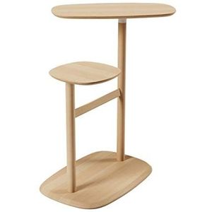 Kleine salontafel Desktop kan worden geroteerd bijzettafel Natuurlijke houten eindtafel Sofa hoek tafel/kleine tafels for de woonkamer, accent tabellen, bijzettafel for kleine ruimtes Kleine Theetaf
