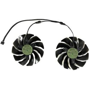 2 stuks/set T129215SU, PLD09210S12HH, GPU-koeler grafische videokaartventilator voor GIGABYTE P106-100 6G GTX 1660 GTX1650 SUPER(T129215SU)