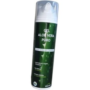 200ml Reines unverdünntes Aloe Vera Gel 100 Prozent kaltgepresst aus Ökoanbau Kanaren ohne Zusatzstoffe ohne Parfüm