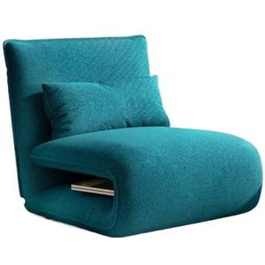 Banken Luie bank Slaapkamer Eenpersoonsbed Opklapbaar Slaapmatje Balkon Fauteuil Bank Rugleuning Fauteuil Draagbare bank voor Woonkamer Slaapkamer Lounge (Color : B, Size : 74.8 * 25.5 * 3.9in)