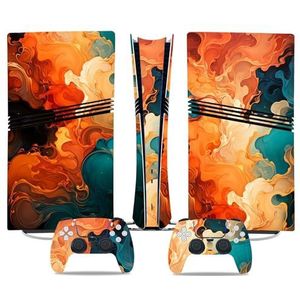 Voor PS5 PRO Skin Digital Edition Console En Controller Vinyl Cover Skins Wraps Krasbestendig, Compatibel Met Voor PS5 Digital Edition Pro 50729 Geen Schuimvorming Bubbelvrij