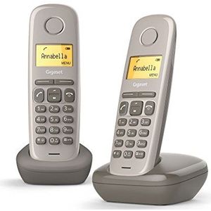 Gigaset A170 Duo draadloze telefoon DECT/GAP, taupe