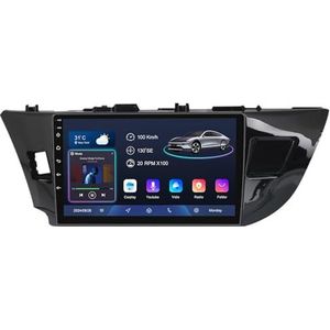 Android 14 10 Inch Touchscreen Autoradio 2 Din voor Toyota Corolla 2012-2016 met CarPlay & Android Auto Stuurbediening GPS Navigatie AHD Backup Camera Bluetooth (YS60 (8+128G))