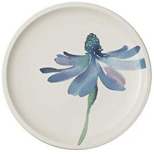 Villeroy & Boch Artesano Flower Art Ontbijtbord, 22 cm, premium porselein, wit/gekleurd