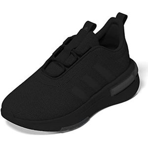 adidas Racer TR23 Sneaker, Core Black/Core Black/Grey, 5 Wide US Unisex Big_Kid