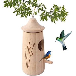 Kolibriehuis | Humming Bird Nesting House,Swing Hummingbird Nest voor Wren Swallow Sparrow Finch Houses Delr