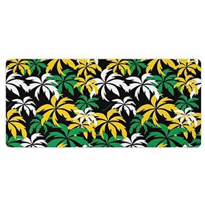Palmbomen in Jamaica Mode Bureau Muismat Antislip Gaming Muismat Accessoires Decor 40x90cm