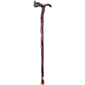 Wandelstokken, De Wandelstok met versierde Lucky Phoenix-kop, handgesneden houten wandelstok for vrouwen, om in evenwicht te blijven(94Cm(Use Height 181 182Cm))