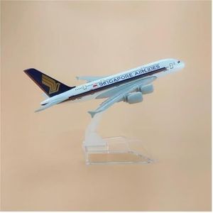 Vintage klassiekersvliegtuigen 16 Cm Vliegtuig Singapore Airlines A380 Airbus 380 Airways Metaallegering Diecast Vliegtuig Model Vliegtuig Vliegtuigen