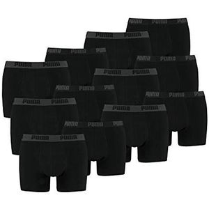 Puma basic boxer voor heren, ondergoed, zwart, XL
