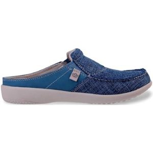 Spenco Siesta Gemstone Muilezel voor dames, Klassiek Blauw, 10 UK Wide