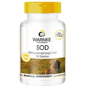 SOD 2000 F.I.P. - Superoxide dismutase - 90 tabletten | Warnke Vitalstoffe - Duitse apothekerskwalitei