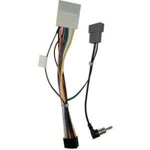 Autoradio MP5-speler Stereo Behuizing Frame 2Din Hoofdunit Fascia Dashboard Cover Voor N&issan Voor Maart Voor Micra K12 2002-2010 Interieuraccessoires(Wire)