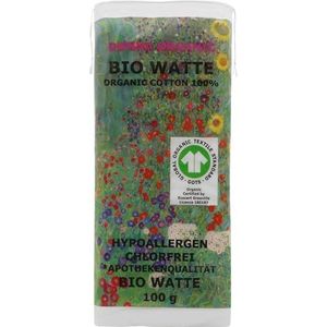 Biologische watten zigzag, 100% biologisch katoen, GOTS-gecertificeerd, 100 g Dønna Ørganic