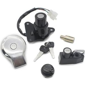 Voor XV125 Virago 125 1997 1998 1999 2000 XV250 250 1988-2013 Contactslot Zadelslot Brandstof Voor Tankdop Met Sleutels Motorfiets Contactslot