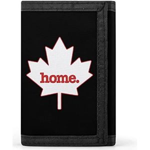 Canada Maple Leaf Home Casual Heren Creditcardhouder Portefeuilles voor Vrouwen Slanke Duurzame Portemonnee met ID Venster