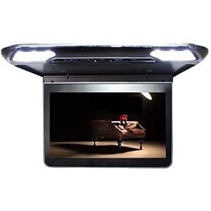 Draagbare dvd-speler voor videospelers op hoofdsteunen in auto's HD Scherm 11 Inch Auto Video Spelers 1080 P Auto Plafond TV Dak Mount Display Flip Omlaag Auto Monitor USB IR FM HDMI Link met HD-roter