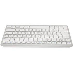 Draadloos Toetsenbord, Computertoetsenbord Multisysteemcompatibel Ultradun Klein Draagbaar voor Windows voor Android voor OS X