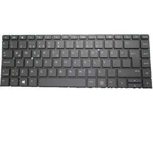 Laptoptoetsenbord voor HP EliteBook 1040 G4 zwart met achtergrondverlichting België BE/RO Roemeens/Duits GR/Thailand TI/Sloveens SL(Turkish TR)