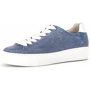 Gabor Low-Top sneakers voor dames, lage schoenen, lichte extra breedte (G), Heaven White 26, 36 EU