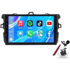 Android 14 Autoradio Sat Navi voor T-oyota Corolla (2006-2013) 9 Inch Touchscreen Multimedia Speler met Draadloze Carplay GPS Navigatie FM RDS Bluetooth 5G-WiFi SWC DSP,M120s