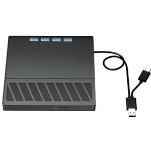 7-in-1 USB 3.0 Type C DVD-speler/branderlezer Slanke Draagbare CD DVD-speler CD-brander