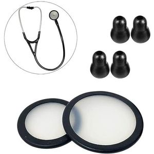Vervangende accessoireset voor Classic 3, Cardiology 3 & Cardiologie 4 stethoscoop voor Littmann stethoscoop, vervangende onderdelen en stethoscoop bel, diafragm cover en eartips vervangende