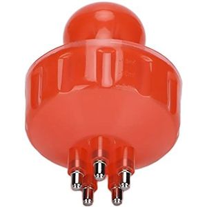 Hoofdhuidbehandelingsapplicator, Praktische Hoofdhuidapplicatorborstel voor Haarolie voor Haarhersteller voor Thuis (rood)