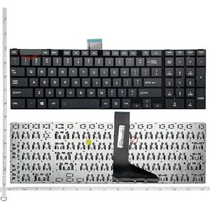 US VOOR TOSHIBA voor C850 C855 C855D C870 C875 L850D L855 L850 L870 P850 S850 S855D L950 L950D L955 L955D toetsenbord(Black)