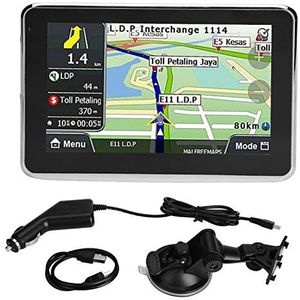 Touchscreen GPS-navigatie, universeel, 5 inch touchscreen, 256 MB, 8 GB, MP3 en FM, Europakaart 508; voor auto, accessoires