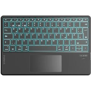 Inateck - KB01104 - Toetsenbord - Ultradun - Met Touchpad - 3 Bluetooth-kanalen