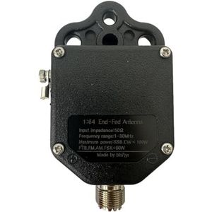 1:64 Balun for 4-band 8-band eindgevoede antenne Bereik 1-30 MHz Vermogen 100 W (PEP) for frequentiepunt met talent