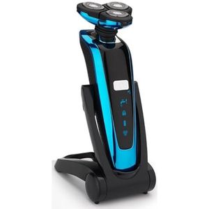 - Mild en niet-irriterend voor de poriën Oplaadbaar elektrisch scheerapparaat for heren - nat/droog dubbel gebruik, snel opladen, scheren en compact ontwerp - Kan als cadeau gegeven worden(Technology
