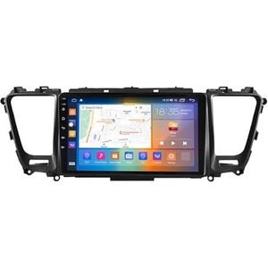 Android 13.0 2 Din Autoradio 10"" Touchscreen Auto Stereo voor Kia Carnival (2015-2020) met Draadloze Carplay Android Auto GPS navigatie AHD Omgekeerd beeld Stuurwielbediening(Size:P5(4G+64G))