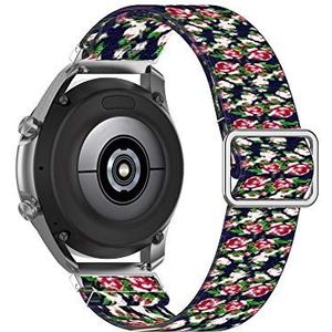 TopTen 22 mm horlogeband compatibel met Honor Watch GS Pro / MagicWatch2 46 mm / MagicWatch / Watch Dream Strap. Nylon zachte ademende geweven horlogebandje vervangend polsbandje (G)
