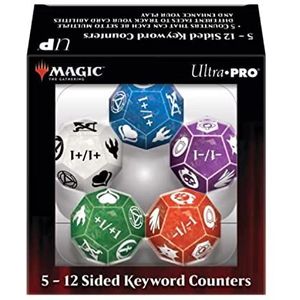 Ultra Pro 12-Sided Keyword Counters for Magic: The Gathering (5)