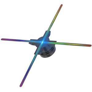 F52 3D Hologram Projector Reclame Display Ventilator Wandspeler 3D Bloot Oog 2K HD LED Foto Video Ventilator Met 624 stuks LED's Hoge helderheid