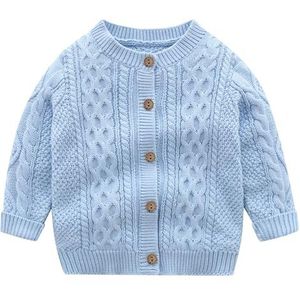 Runstarshow Baby vest pasgeboren baby jongen gebreide kleding baby meisje lange mouwen trui trui jas herfst winter warme outfits uitloper gebreide kleding voor pasgeboren baby baby's unisex leeftijd