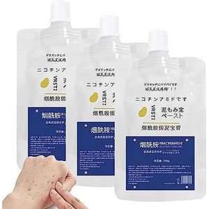 Body Exfoliating Nicotinamide Gel, Japan Imported Full Body Cleansing and Exfoliating Mud Cream, Meinai Exfoliating Gel, Exfoliate and Whiten Skin, Easily and Mildly Exfoliate Skin (Color : 3PCS)