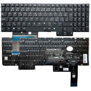 RGB-toetsenbord met achtergrondverlichting per toets voor Lenovo voor Legion voor Pro 7 16IRX8 82WR, ​​16IRX8H 82WQ 16ARX8H 82WS 16'' gaminglaptop (VS, Engels, CS, ND)(CS RGB AI Ver.)