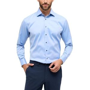 ETERNA Heren Cover Shirt MODERN FIT 1/1 blauw 40_H_1/1