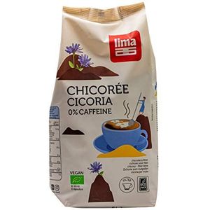 Lima BIO cichoreikoffie - 3 x 500 g - vervanging van cafeïne cafeïne cicoria oude traditie warme drank filterkoffie premium biologische kwaliteit veganistisch glutenvrij duurzaam gezond alternatief