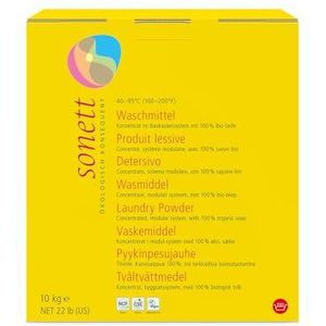 Sonett - Wasmiddelpoeder - 100% Biologisch Afbreekbaar - Voor Kleur en Wit Wasgoed