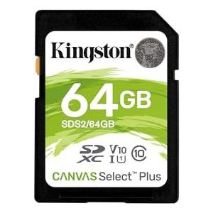 Kingston Canvas Select Plus SD - SDS2/64GB Klasse 10 UHS-I