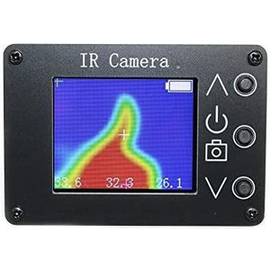 Fxndknjks MLX90640 Zwarte Thermische Imager Plastic Thermische Imager 1.8 Inch LCD Digitale Infrarood Thermische Imager DIY Thermische Imager Temperatuur Detectie Tool