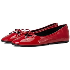 Aerosoles Parel, ballerina's voor dames, Rood gelakt kunstleer Racing, 42 EU Larga